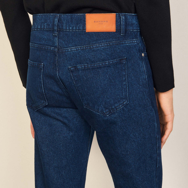 Jeans Slim Azul Mezclilla Vintage