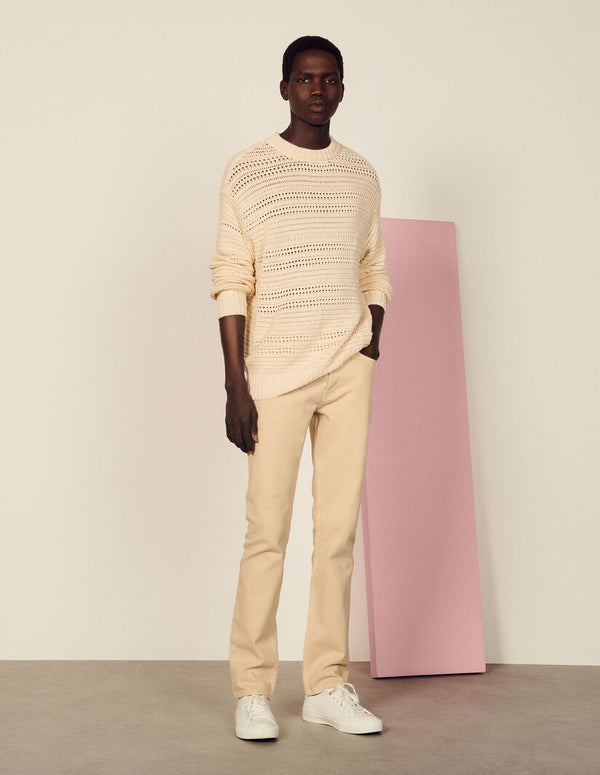 Jeans Slim Beige