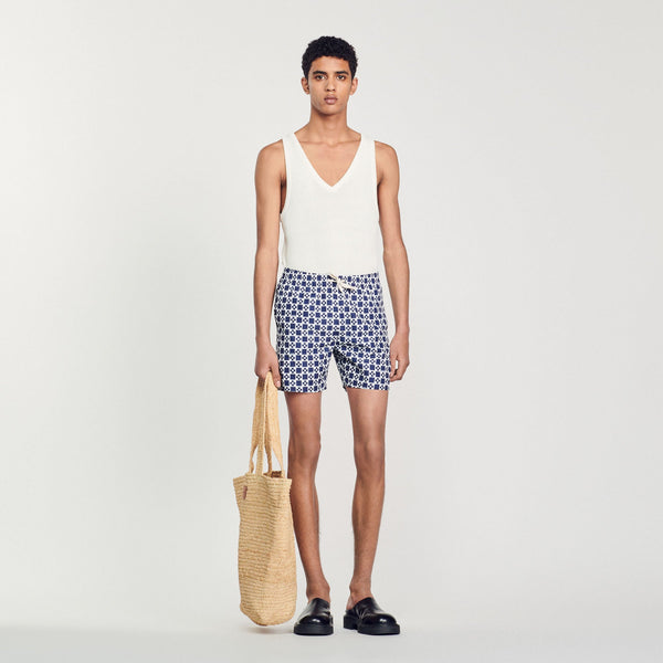 Sandro | Bañador Square Cross para hombre.