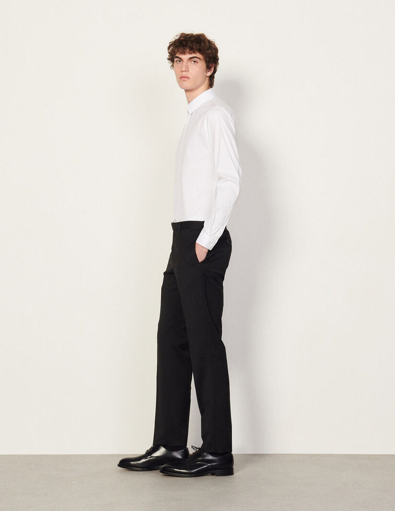 Pantalón de traje de lana