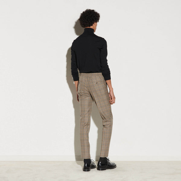 Pantalón New Alpha Checked Beige