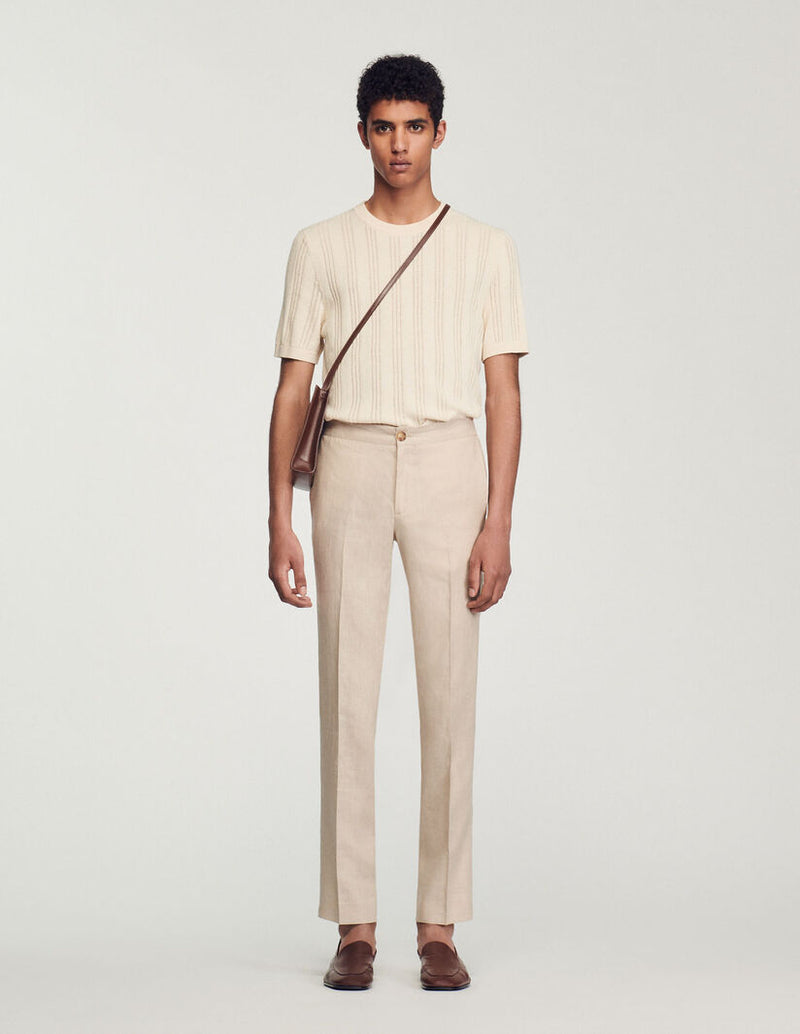 Sandro | Pantalón de lino para hombre.