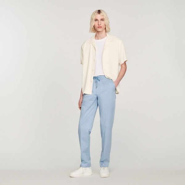 Sandro | Pantalón recto elástico para hombre.