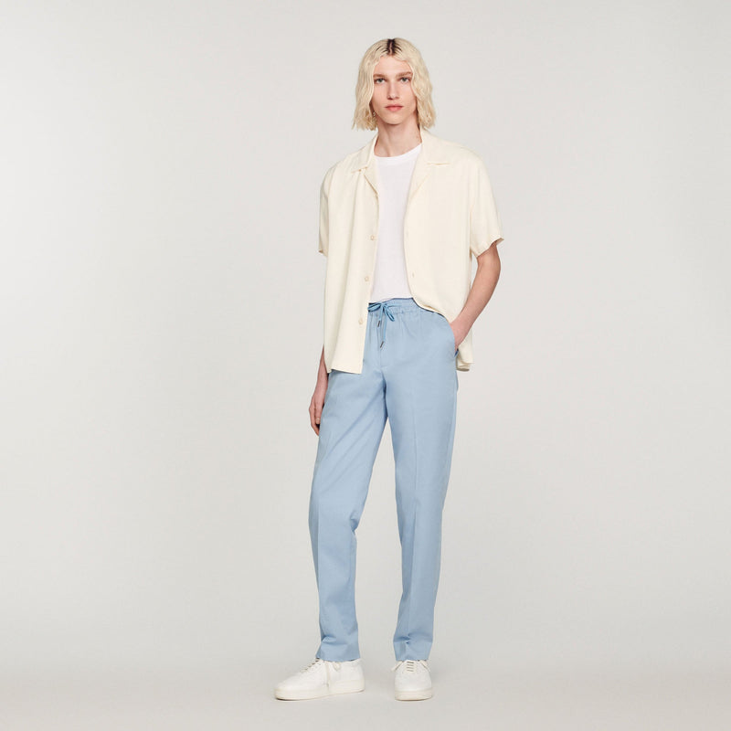 Sandro | Pantalón recto elástico para hombre.