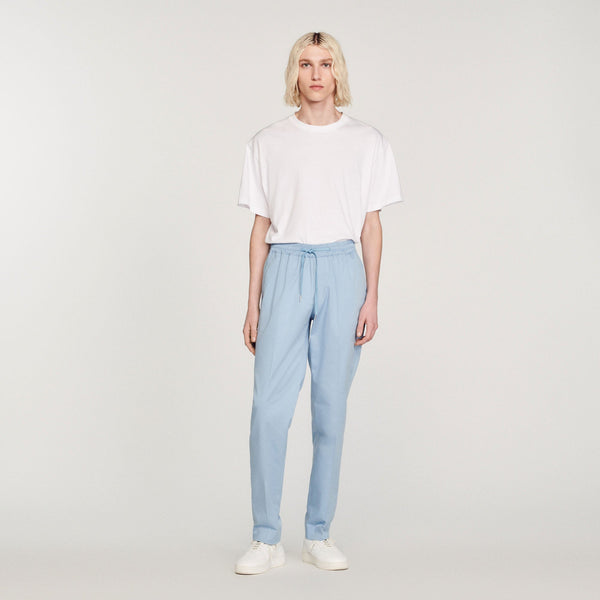 Sandro | Pantalón recto elástico para hombre.