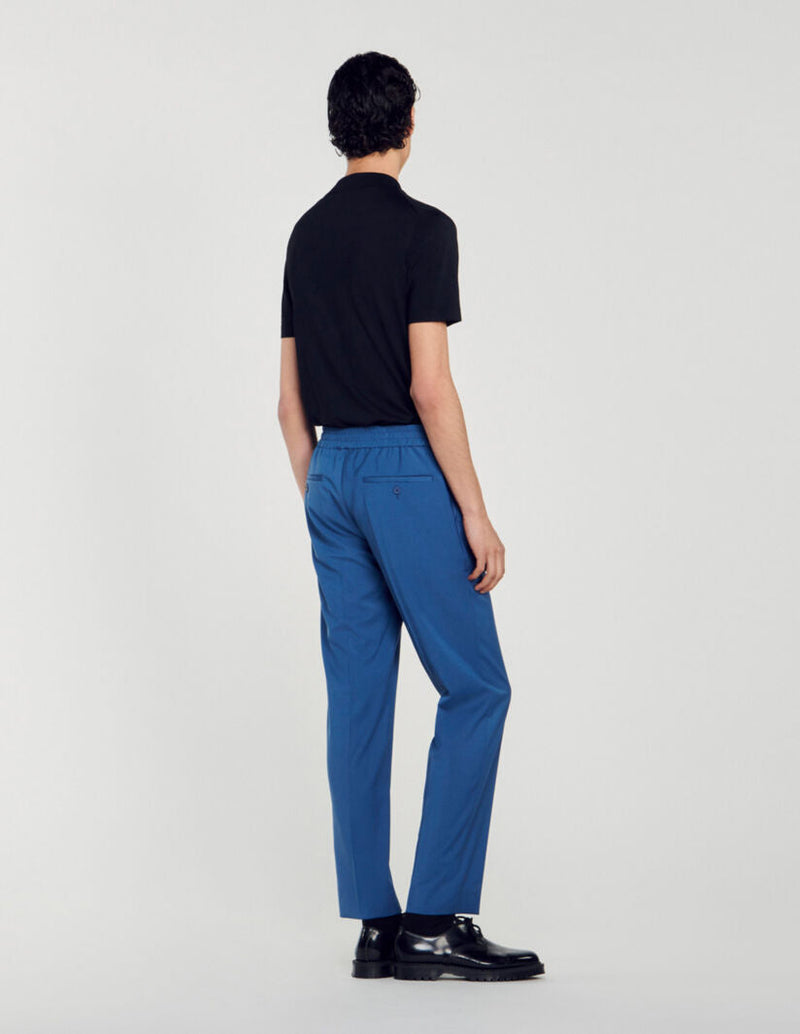 Pantalón recto elástico