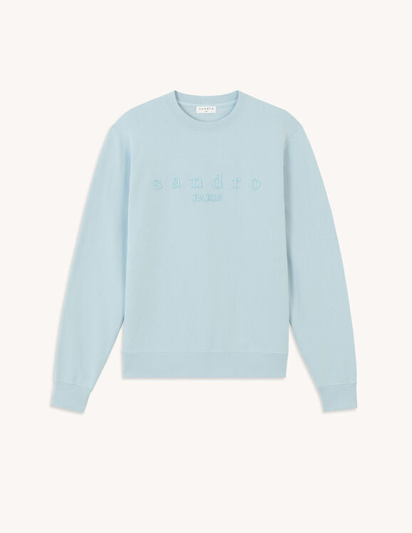 Sudadera con bordado Sandro Crew Sandro