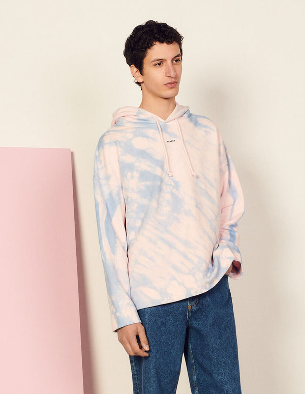 Sudadera Hoodie Tie Dye Azul Marino
