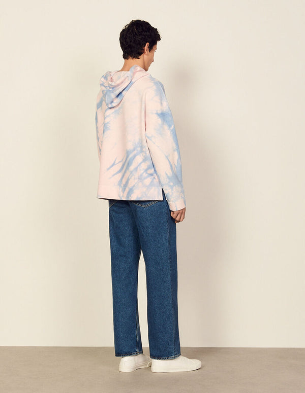 Sudadera Hoodie Tie Dye Azul Marino