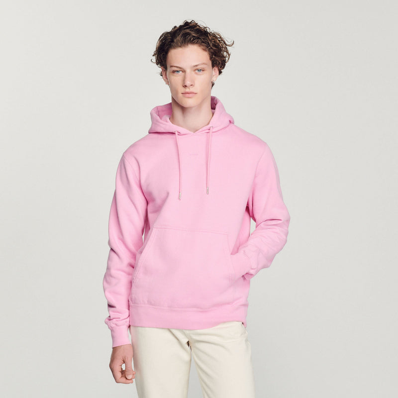 Sandro | Sudadera Hoodie con logotipo bordado para hombre.