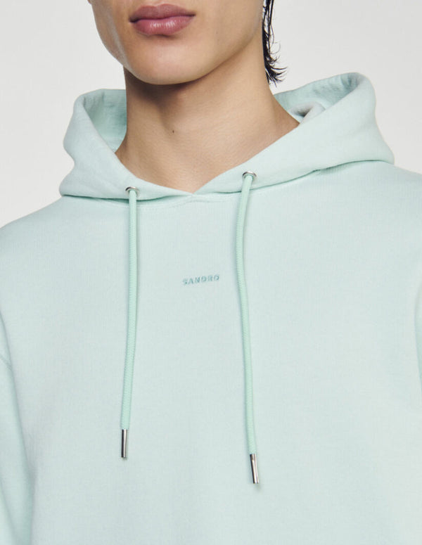 Sandro | Sudadera con capucha bordada para hombre.