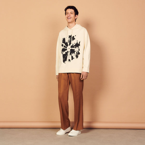 Sudadera Hoodie Tie Dye Ecru