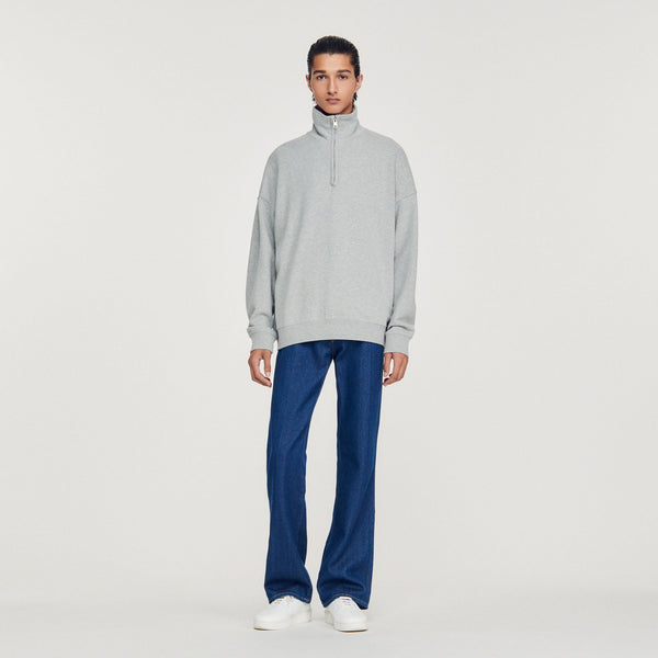 Sudadera oversize con cremallera