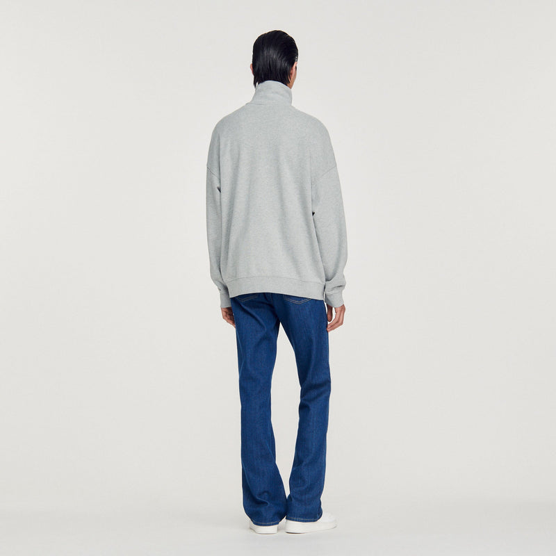 Sudadera oversize con cremallera