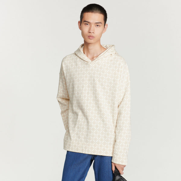 Sandro | Sudadera capucha, estampado square cross para hombre.