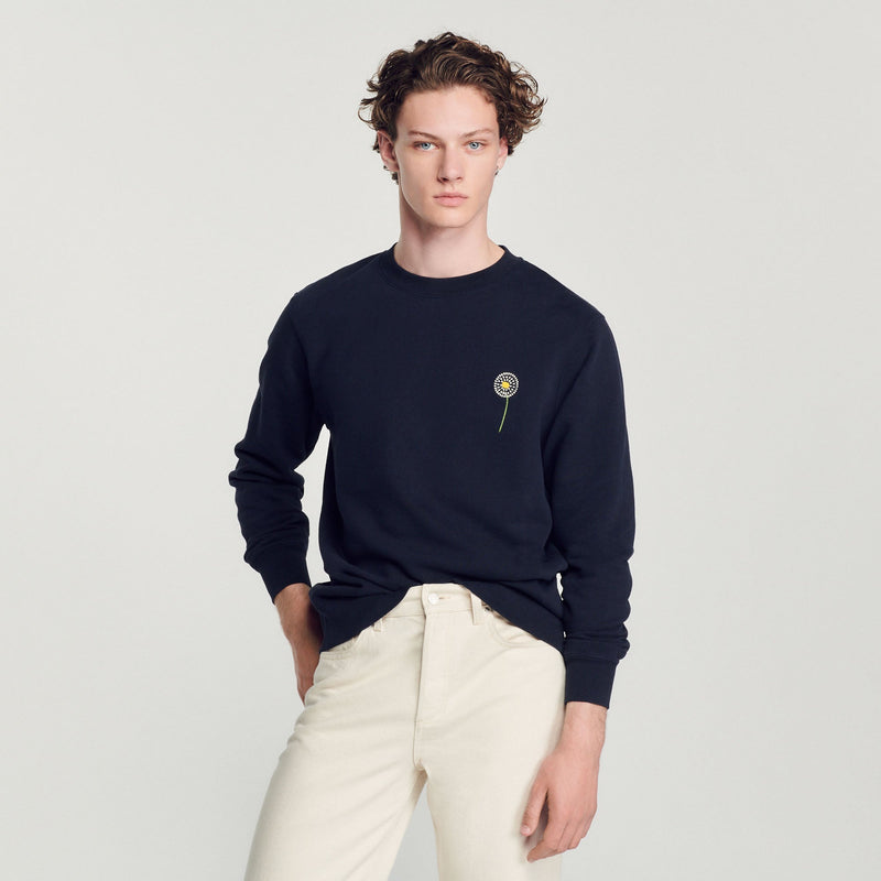 Sudadera con bordado Dandelion