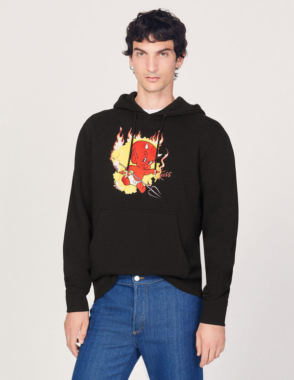 Sandro | Sudadera con capucha Hot Stuff para hombre.