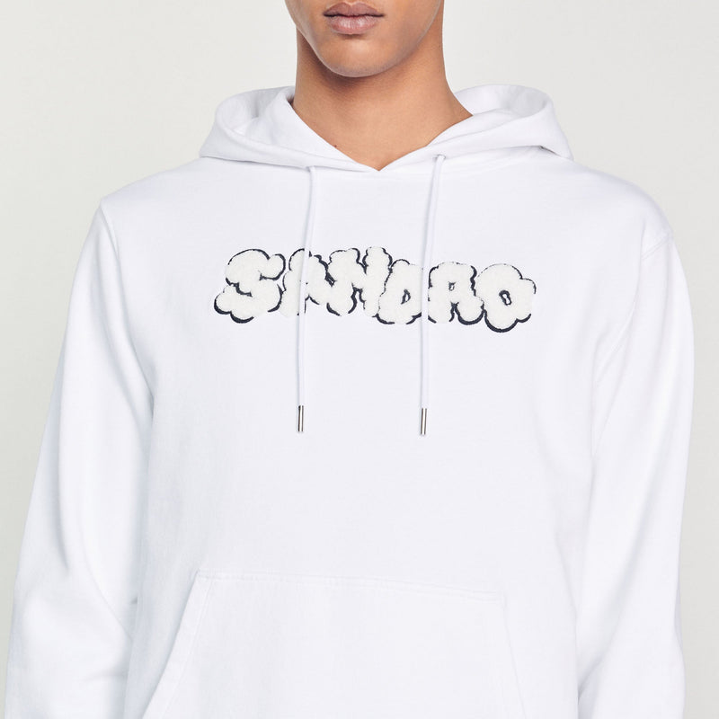 Sudadera con capucha con bordado Sandro