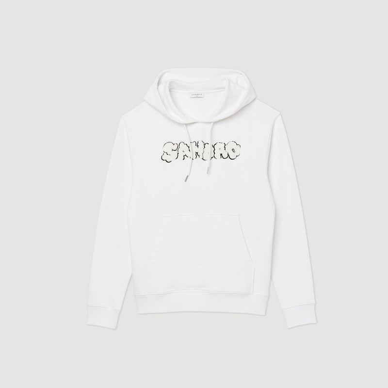 Sudadera con capucha con bordado Sandro