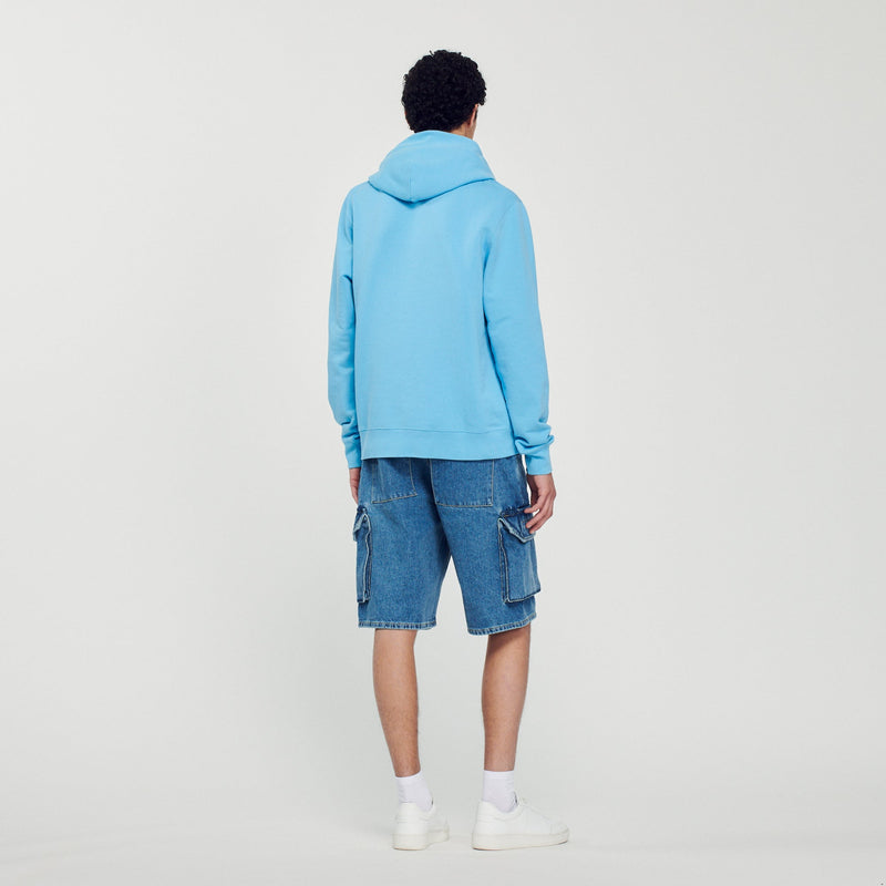 Sudadera con capucha, estampado conejo