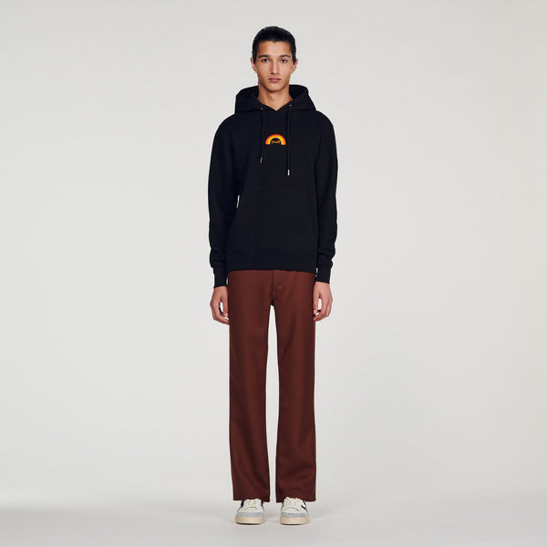 Sandro | Sudadera de muletón SANDROxWRANGLER para hombre.
