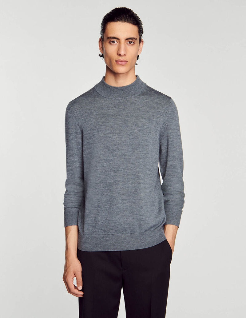 Jersey de cuello chimenea