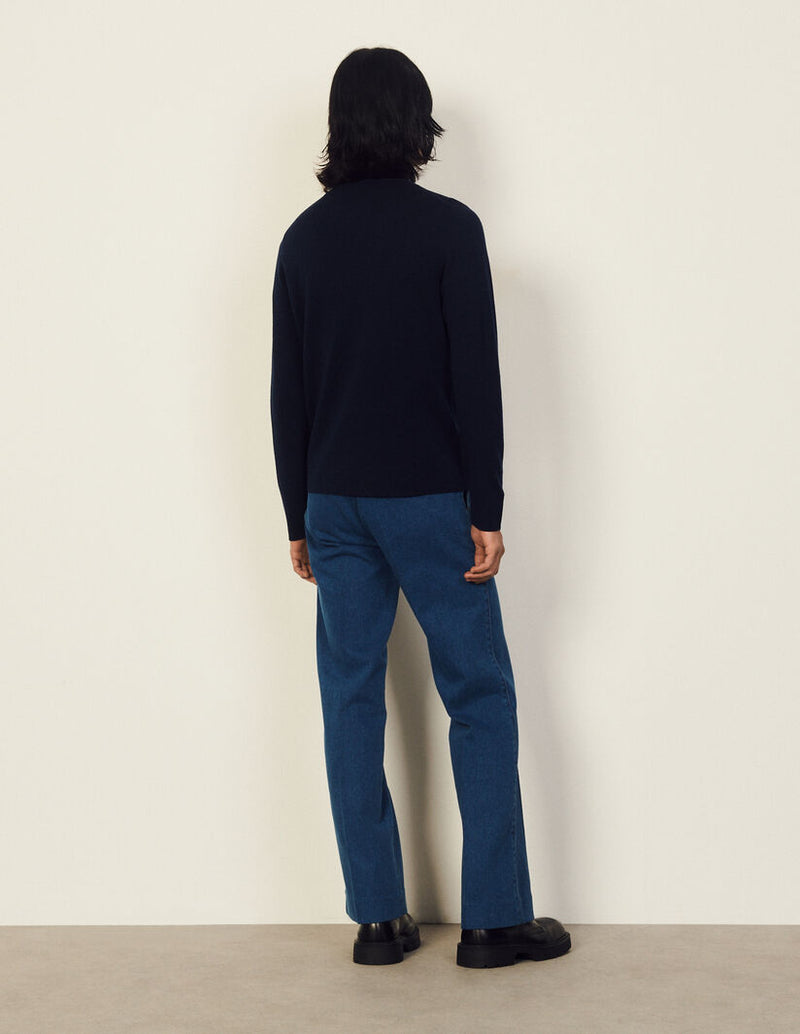 Sweater Lana Fria Azul Marino