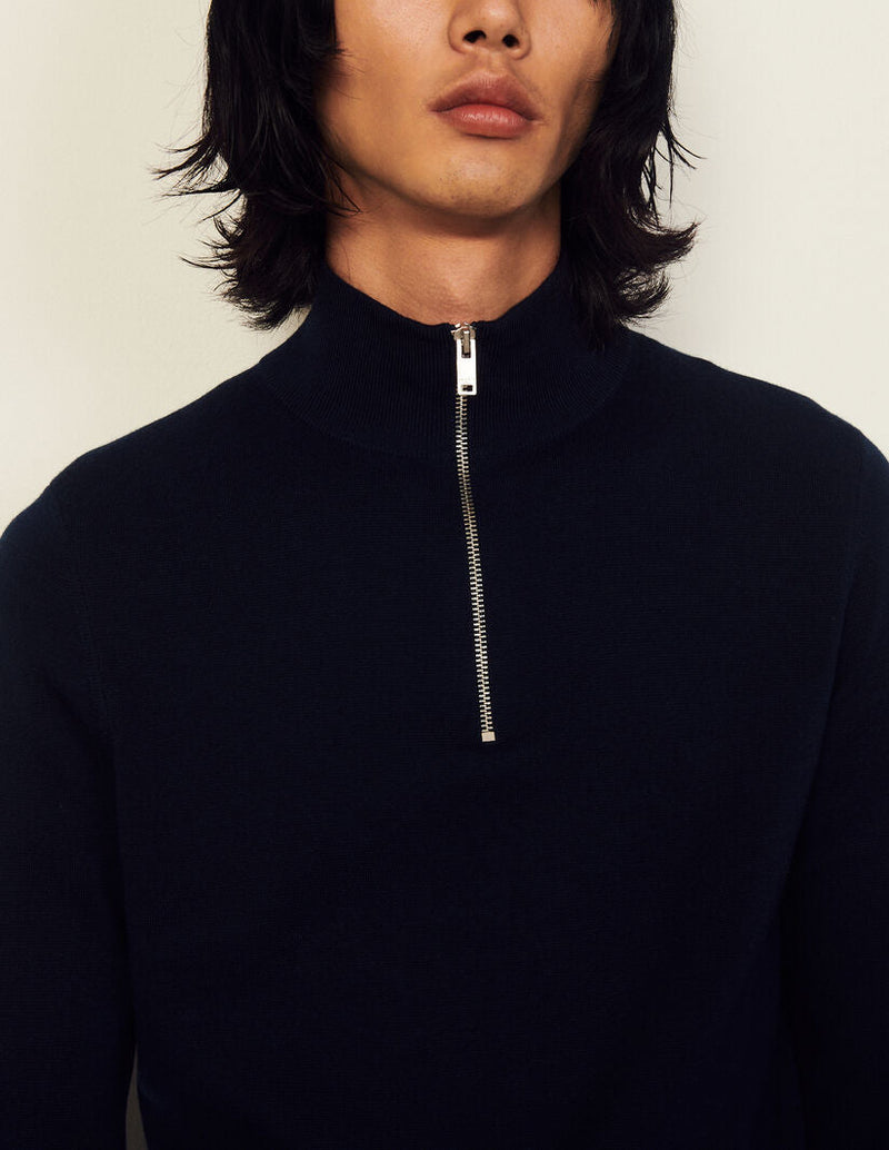 Sweater Lana Fria Azul Marino