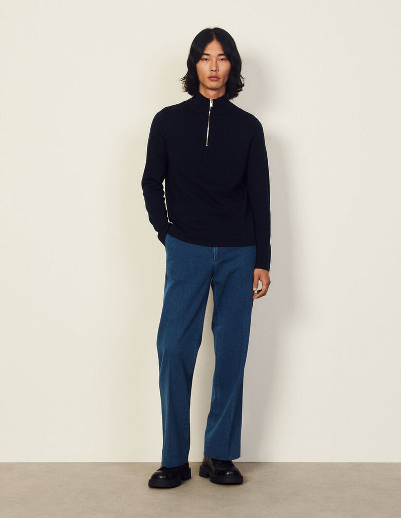 Sweater Lana Fria Azul Marino