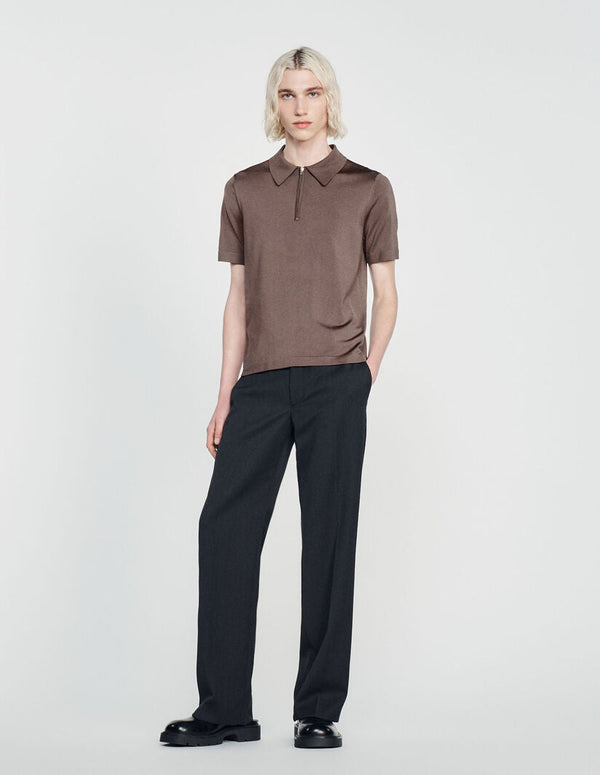 Sandro | Polo de punto para hombre.