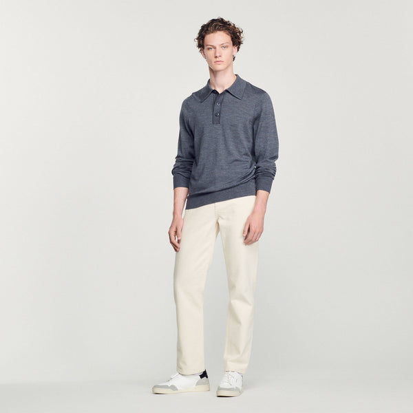 Sandro | Polo de lana merina para hombre.