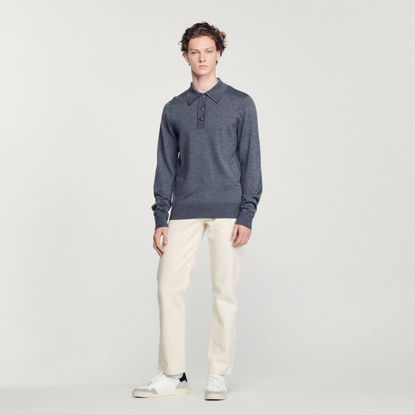 Polo de lana merina