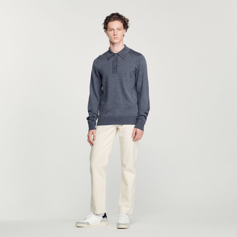 Polo de lana merina