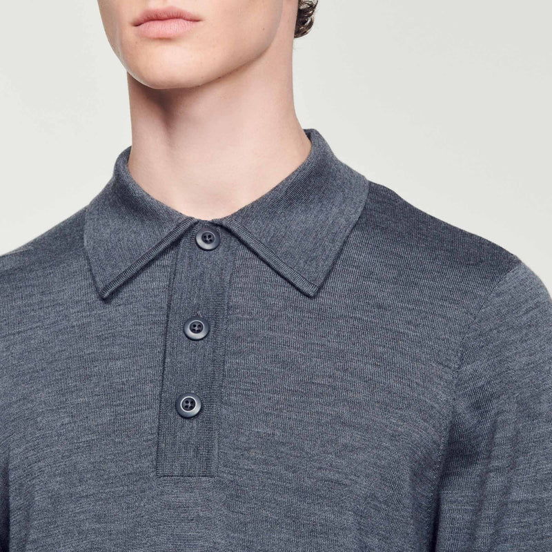 Polo de lana merina