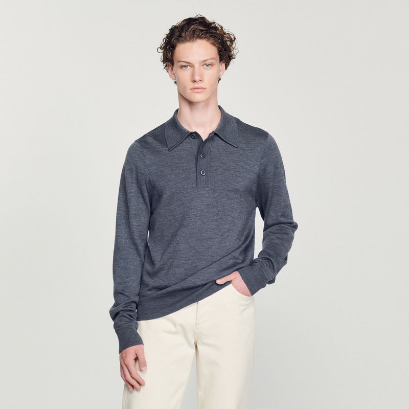 Polo de lana merina