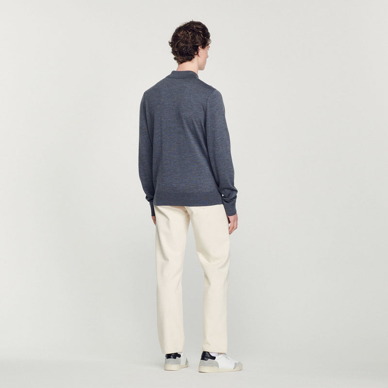 Polo de lana merina