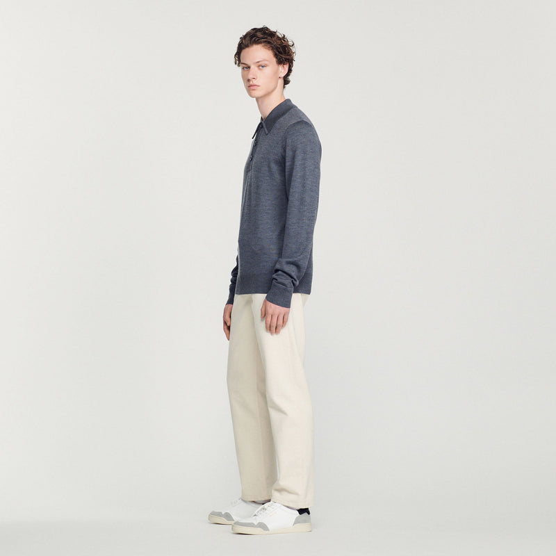 Polo de lana merina