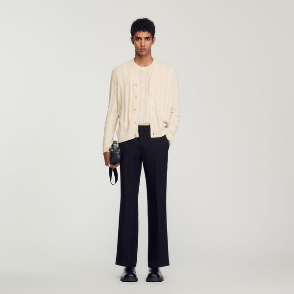 Sandro | Cárdigan tejido para hombre.