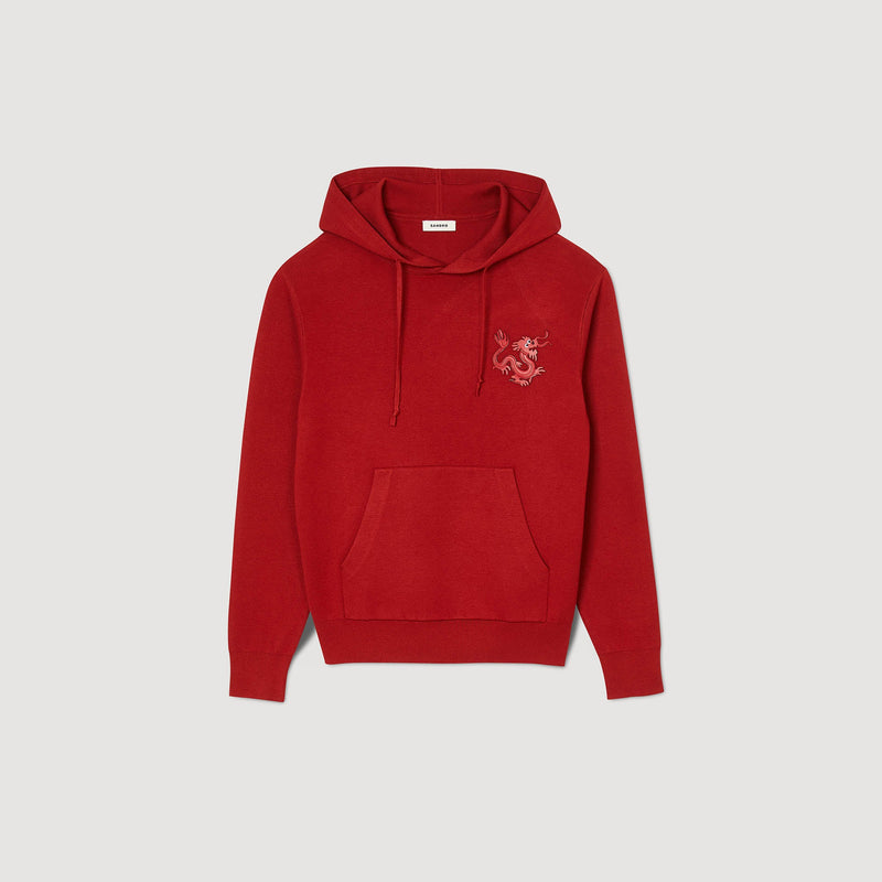 Sudadera con capucha de dragón