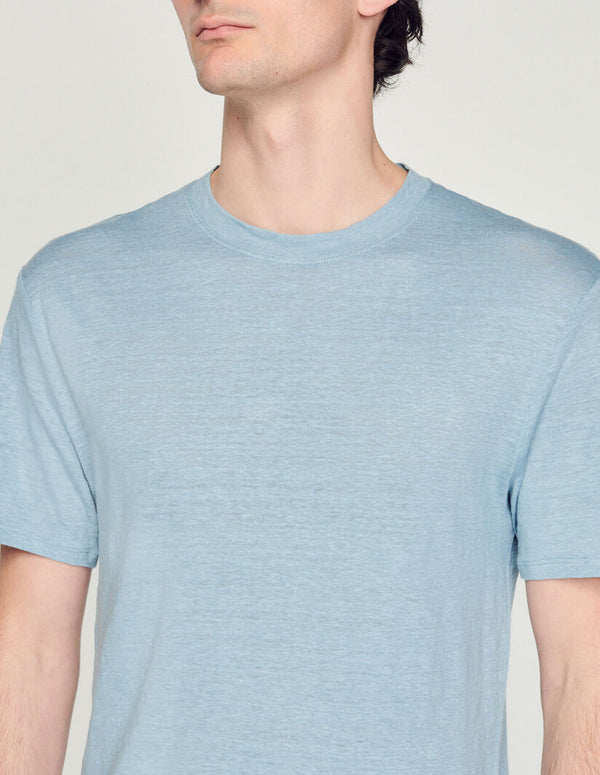 Sandro | Camiseta de lino para hombre.