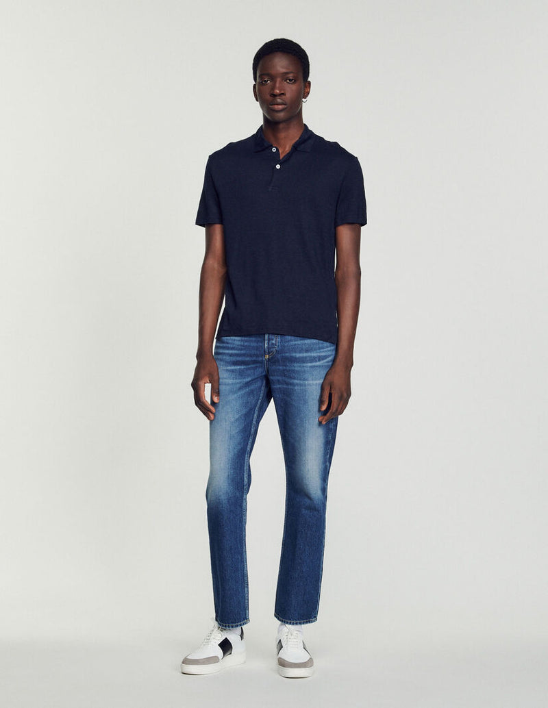 Polo de lino