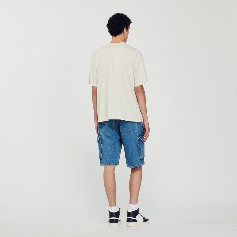 Camiseta oversize con logotipo