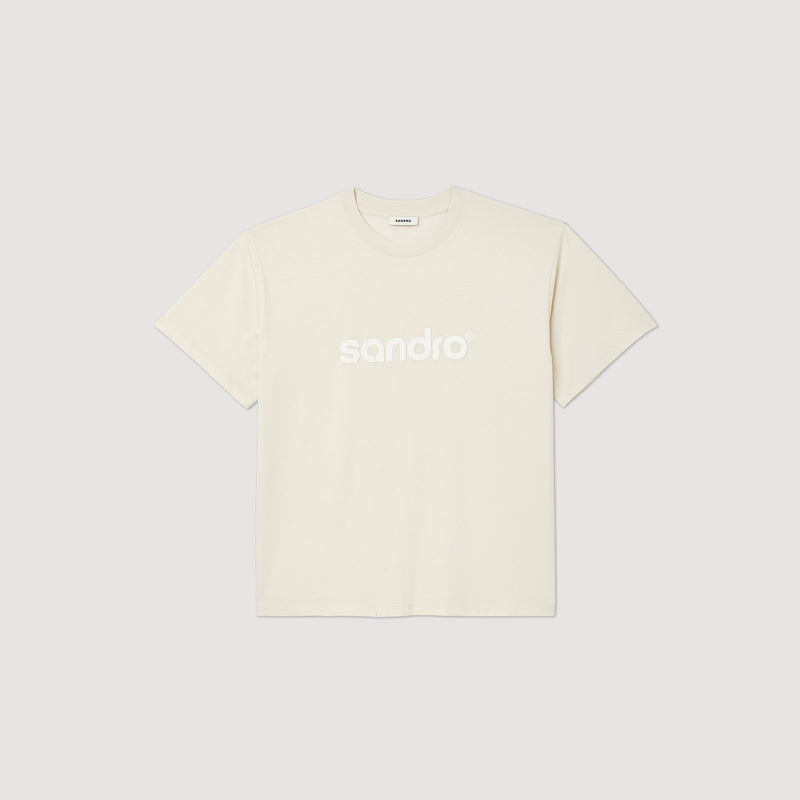 Camiseta oversize con logotipo