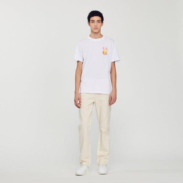 Sandro | Camiseta con estampado de conejo para hombre.