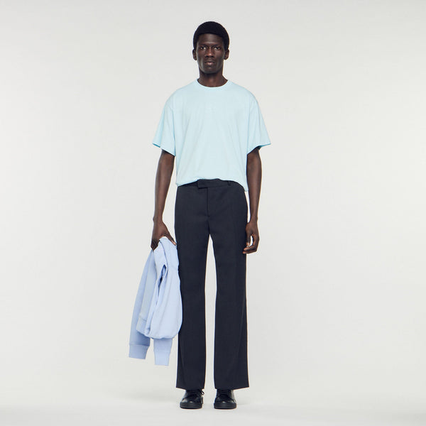 Sandro | Camiseta con logotipo de goma para hombre.
