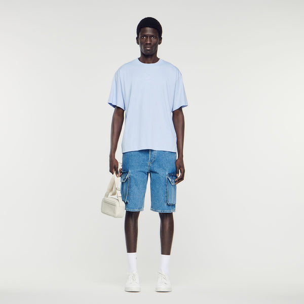 Sandro | Camiseta con logotipo de goma para hombre.