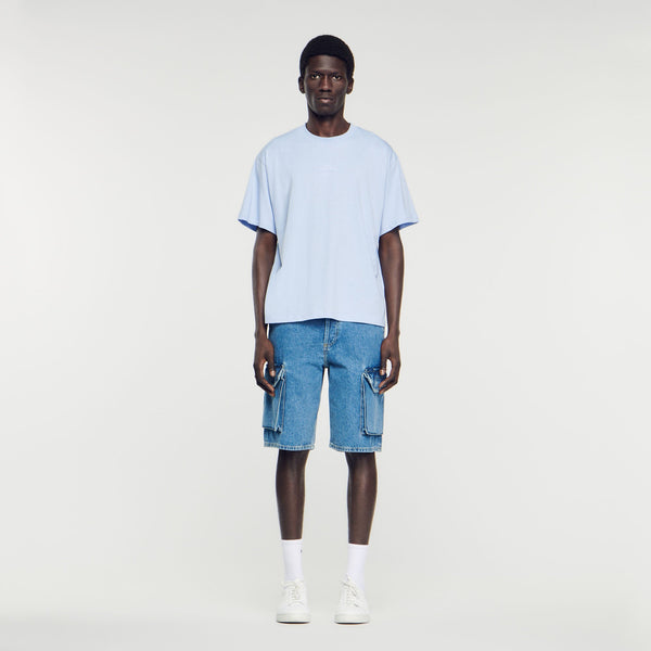 Sandro | Camiseta con logotipo de goma para hombre.