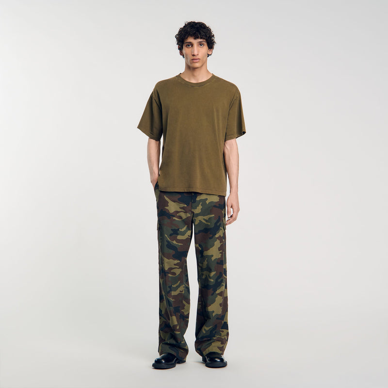 Camiseta efecto descolorido