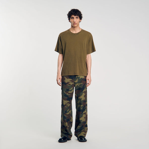 Camiseta efecto descolorido