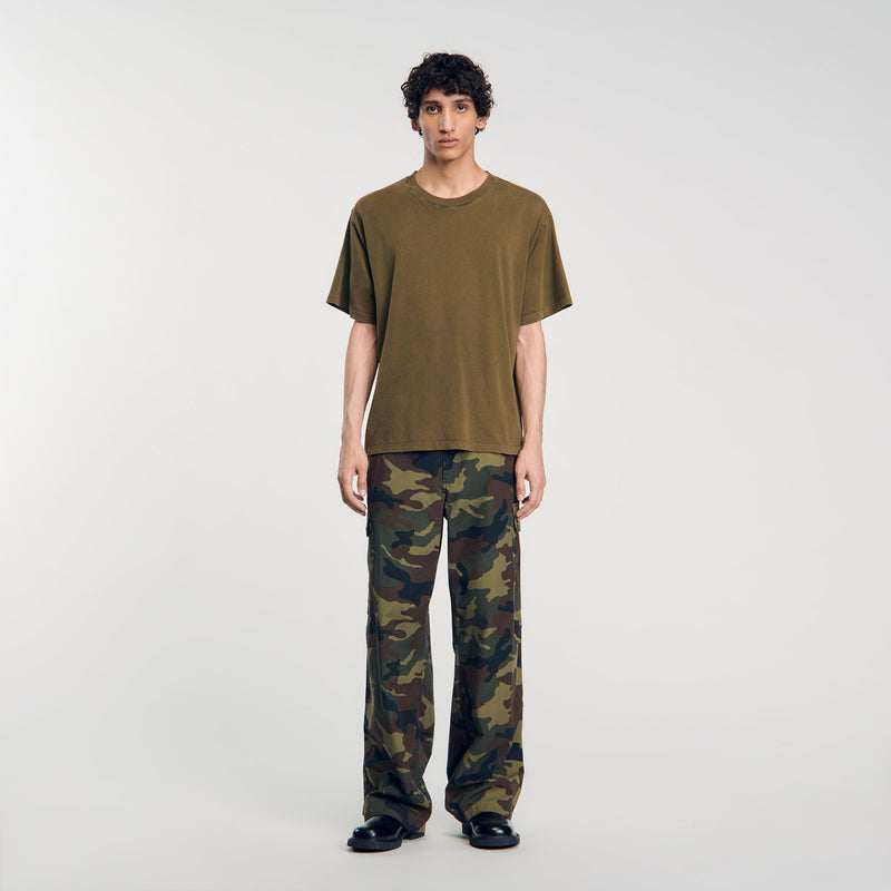 Camiseta efecto descolorido